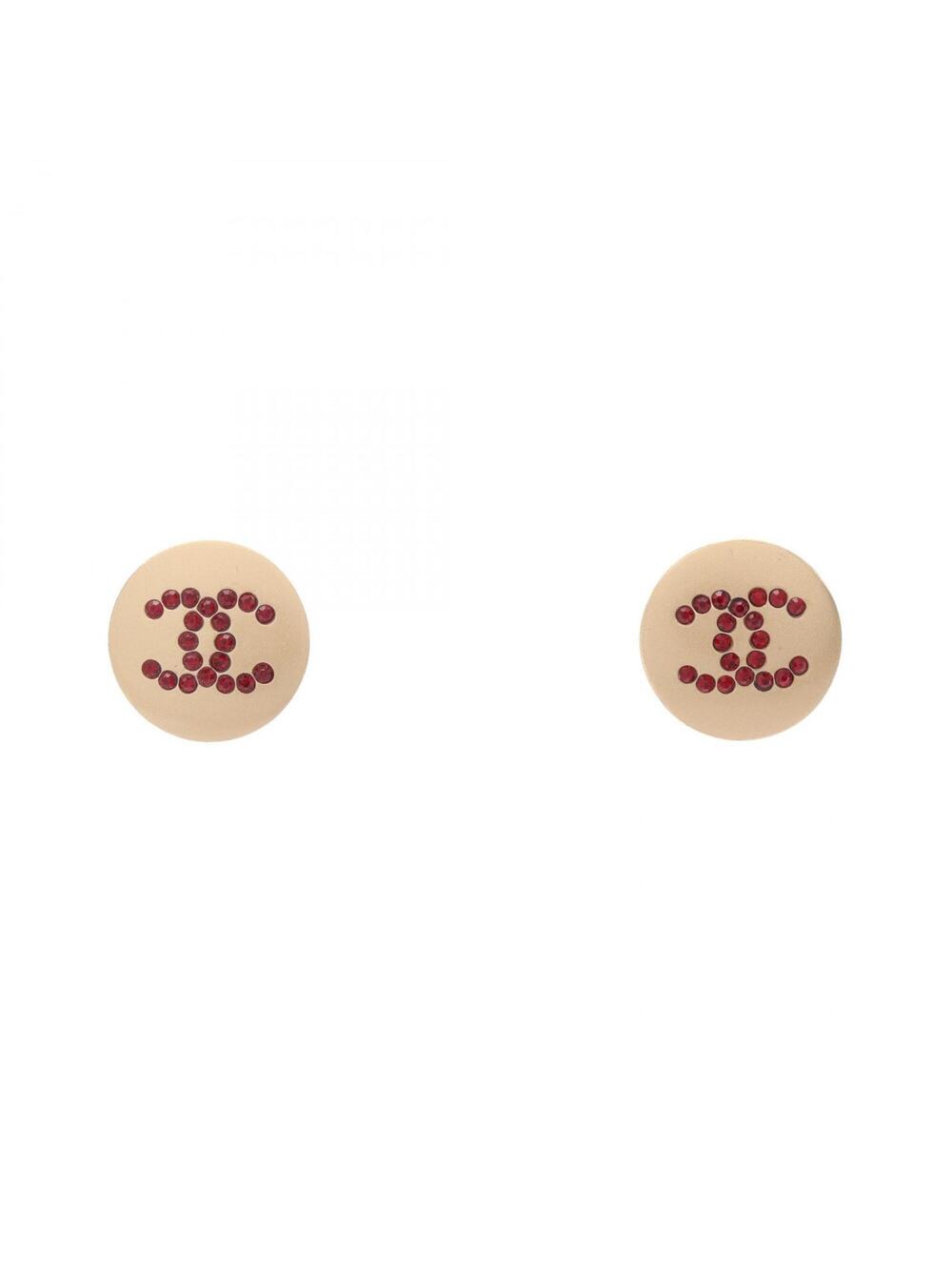 Chanel Cc Logo Circle Earrings Metal #351478C69B